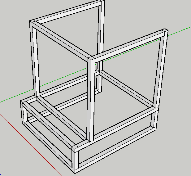 Bản vẽ thiết kế 3D CAD bộ khung nhôm định hình