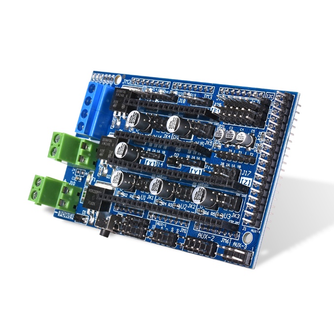 Bo mạch điều khiển RAMPS 1.6 và driver động cơ